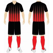 Red Black Soccer Uniform