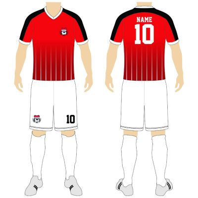 Red White Soccer Uniform