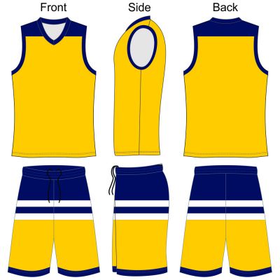 Yellow Basketball Uniform