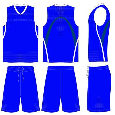 Navy Blue Basketball Uniform