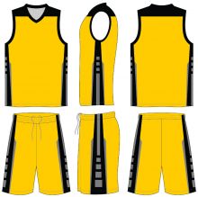 Basketball Uniform Yellow