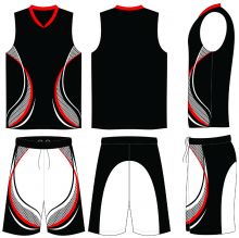 Basketball Uniform Black