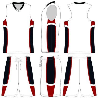 White Basketball Uniform